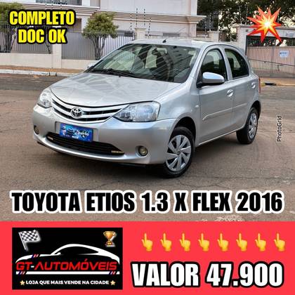 TOYOTA ETIOS 1.3 X 16V FLEX 4P MANUAL
